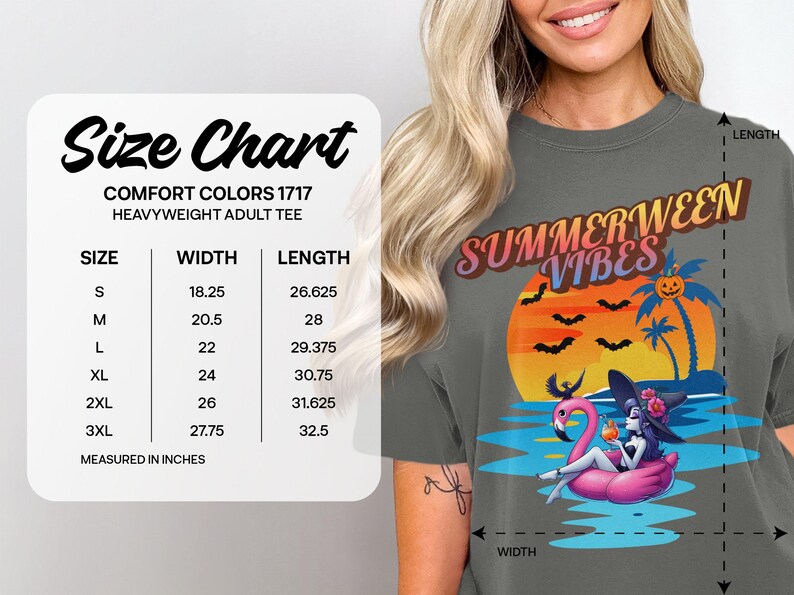 funny summerween witch shirt halloween beach hot ghoul summer tee