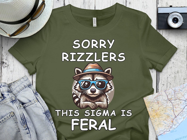 feral raccoon shirt sigma rizz