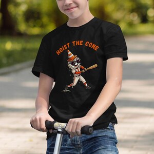 Hoist The Cone T Shirt, Comfort Colors Funny Baseball Hoist The Cone Meme Shirt, Pirates Traffic Cone, Pittsburg Baseball Fan Gift Tee, Baseball Lover