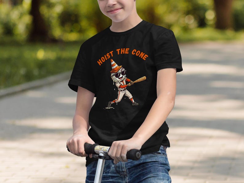 Hoist The Cone T Shirt, Comfort Colors Funny Baseball Hoist The Cone Meme Shirt, Pirates Traffic Cone, Pittsburg Baseball Fan Gift Tee, Baseball Lover