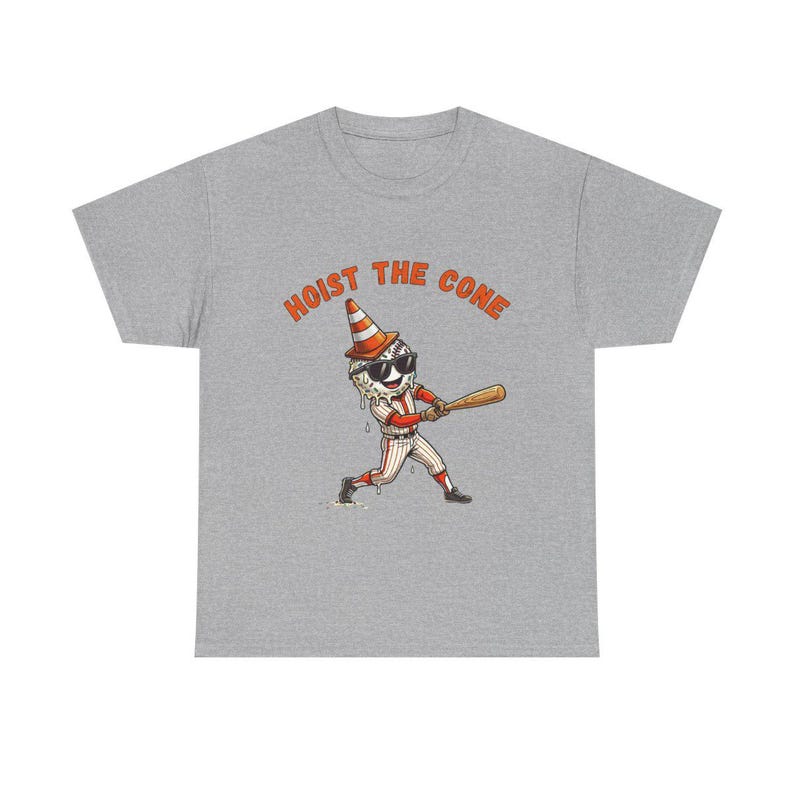 Hoist The Cone T Shirt, Comfort Colors Funny Baseball Hoist The Cone Meme Shirt, Pirates Traffic Cone, Pittsburg Baseball Fan Gift Tee, Baseball Lover