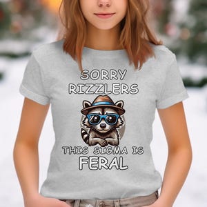 feral raccoon kids shirt