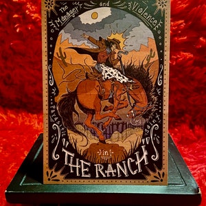 Bonus Episode The Ranch 6x4 inch Postcard High-Quality Matte Finish Original Art by Parasitic_Saint Hotel Horror Podcast image 1
