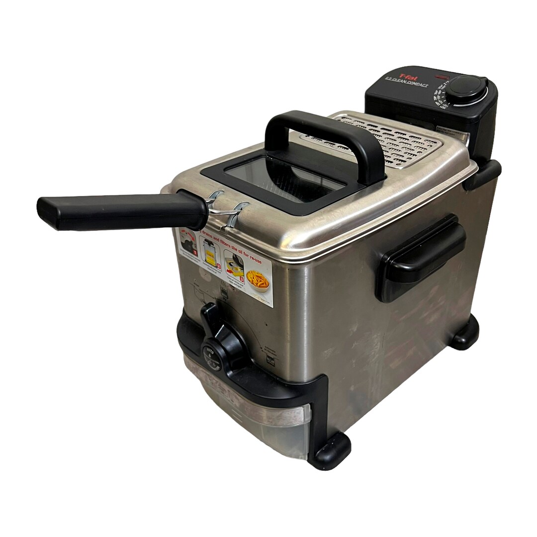 Tfal EZ Clean Compact Deep Fryer Model F49A Etsy