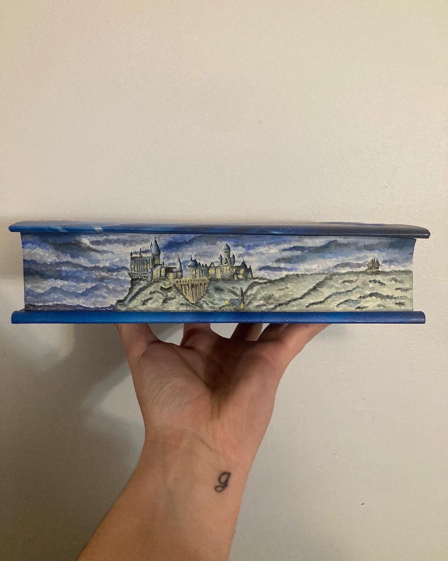 Harry Potter Foreedge Painting Hogwarts Foreedge Painting Fore Edge