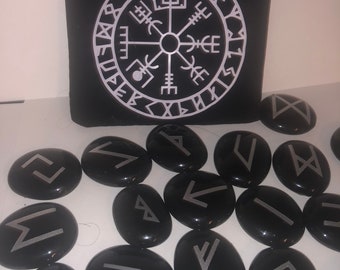 Elder Futhark Glass Runes Set