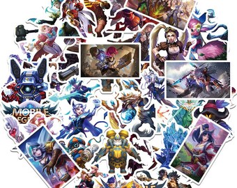 Games Mobile Legends Endless Duel Graffiti Waterproof Sticker Etsy