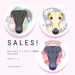 10X10 CUSTOMIZED PET STICKERS - 3X2 - Decorative pet  Stickers &lt;3