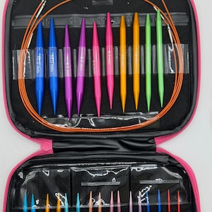 Circular Interchangable Knitting Needle Set