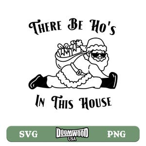 Ci sono Ho's Png Svg Commedia Babbo Natale Svg Png