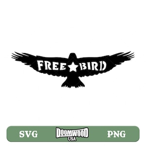 Pássaro grátis Svg Png Espírito livre Hippy anos 70 Svg