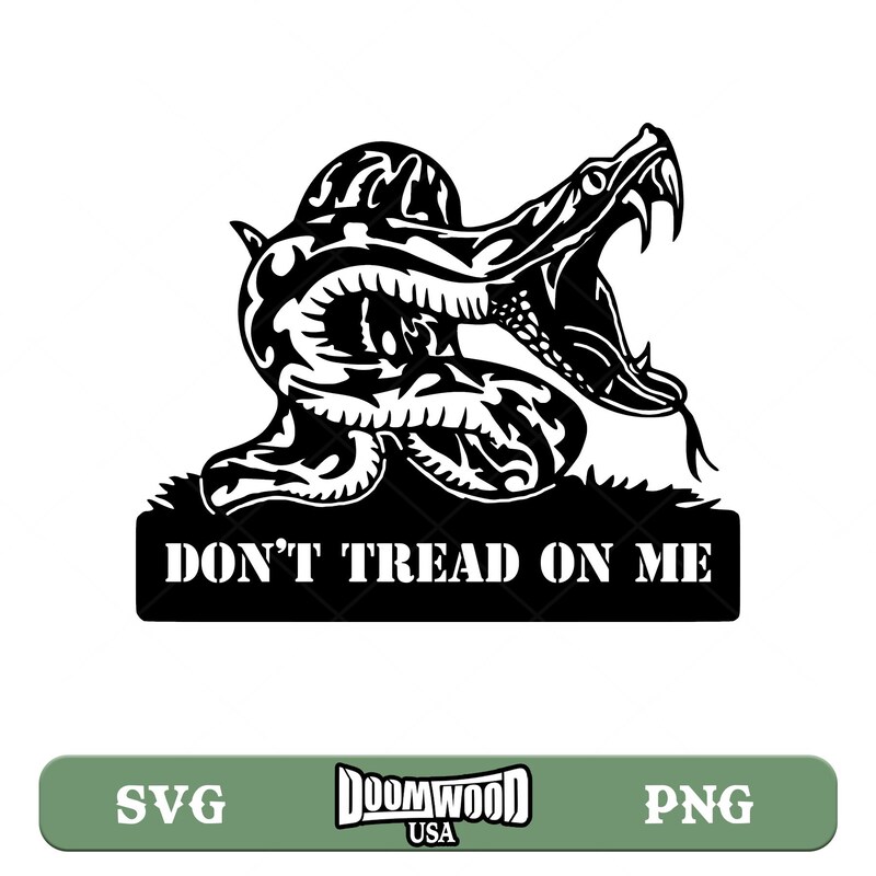 Dont Tread on Me Svg - Etsy