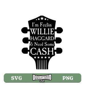 Willie Haggard Cash Svg Png
