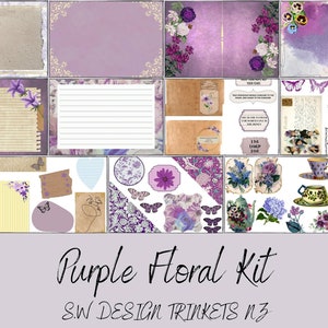 Purple Floral Kit