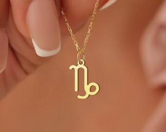 Personalized Horoscope Necklace, Zodiac Sing Necklace, Astrology Necklace, Sagittarius Necklace, Capricorn Necklace, Aquarius, Pisces, Aries