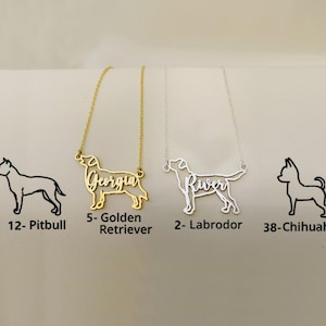 Dog necklace, Dog necklace for woman, Pet necklace, Dog memorial gift, Custom dog necklace, Dog name necklace, Dog memorial name necklace