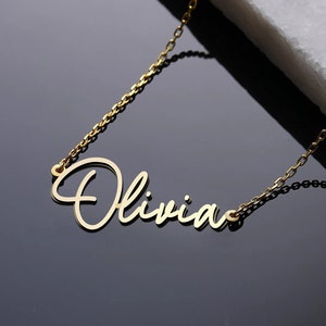 Sterling Silver 925 Personalize Name Necklace Any Name