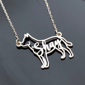 Personalized Dog Name Necklace