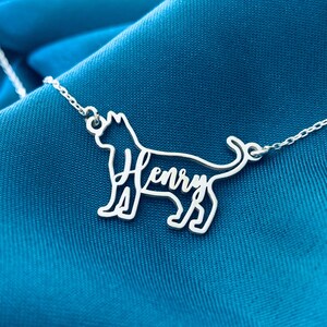 Cat Name Necklace