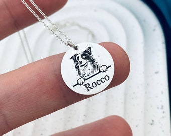 Dog Memorial Gift, Dog name necklace, Dog Memorial Necklace, Dog Loss Necklace, Dog Remembrance Necklace for Women
