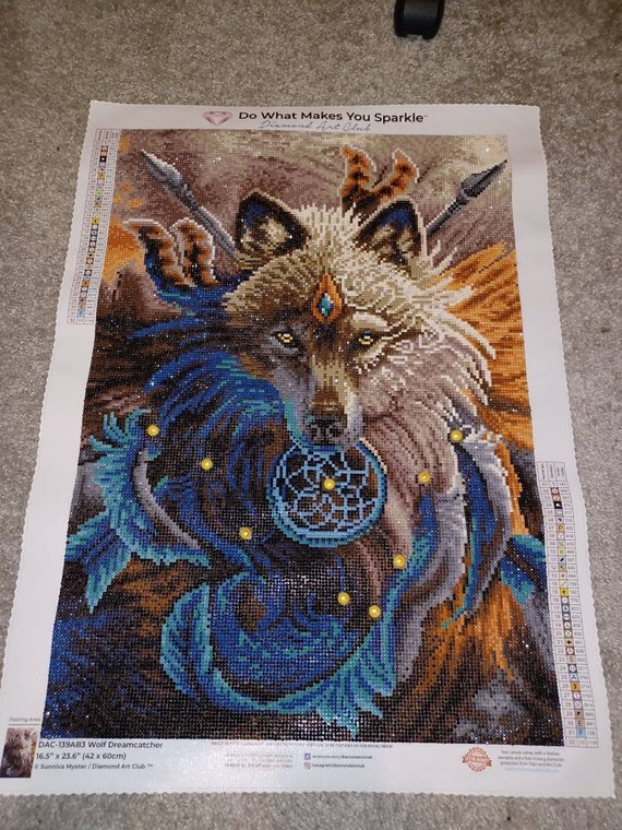 Diamond Painting - Wolves and Feathers – Figured'Art