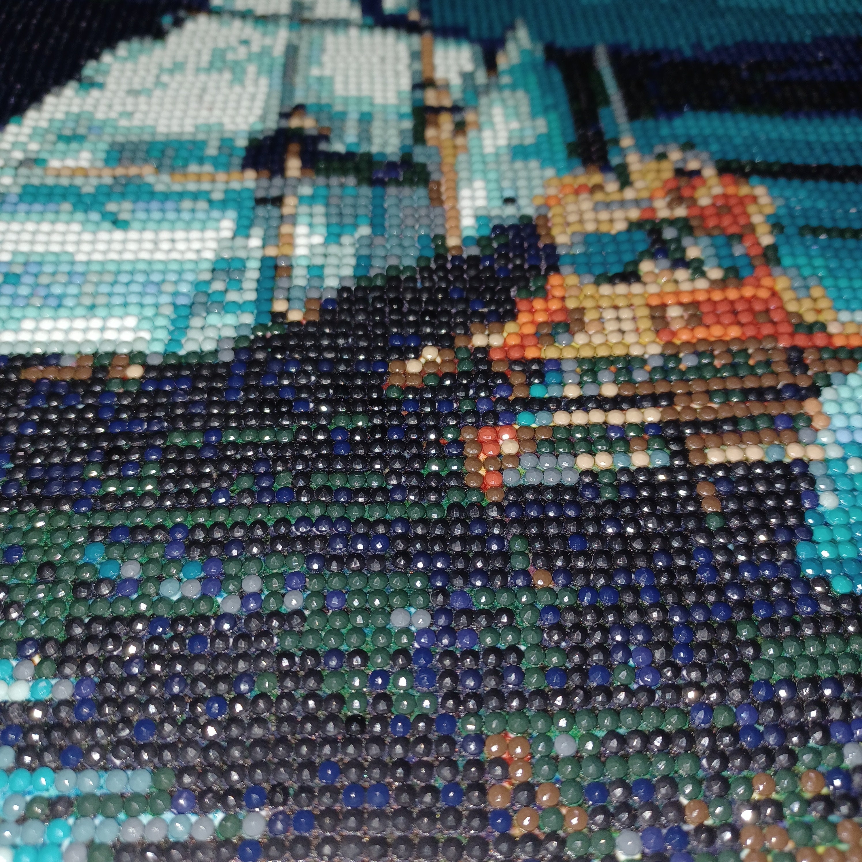 Completed Pirate Ship 3D Diamond Painting- Pirate Painting With ...