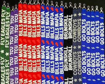 Customizable Beaded Crossbody Purse Strap, Beaded Bag Strap, College Game Day Purse Strap, Personalized Beaded Names and Designs