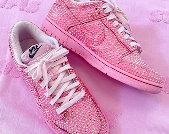 Unisex Custom Nike Dunk Bedazzled Streetwear Sneakers, Cactus Plant Flea Market Custom Wedding and Reception, and Game Day Shoes