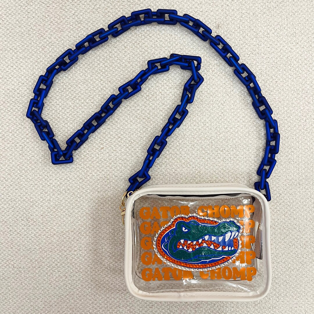 Chain Link Bag Strap Cross Body Chic Plastic Squared Wristlet Etsy