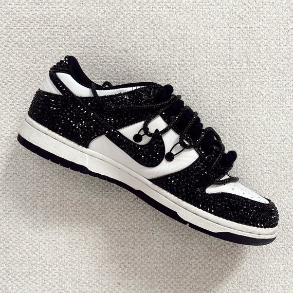 Unisex Custom Bedazzled Dunk Low Men and Womens Streetwear