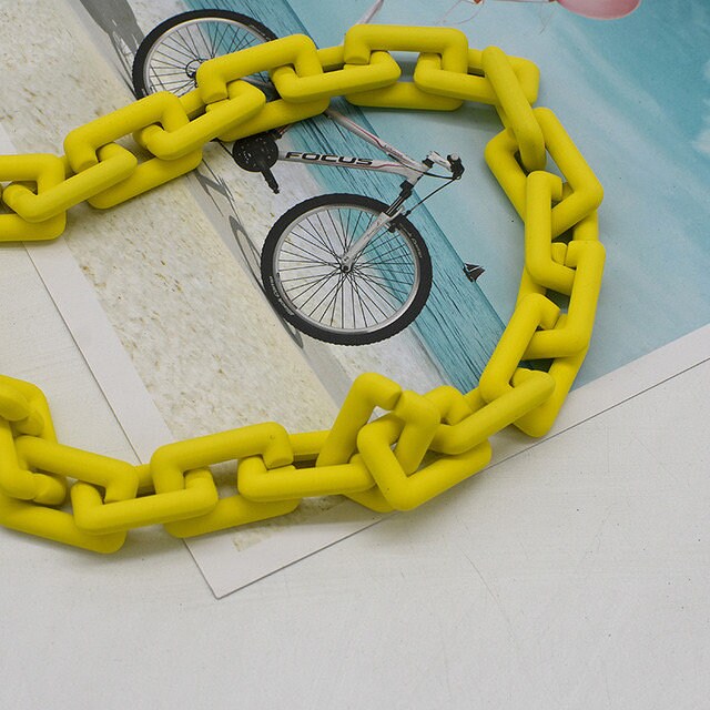 Chain Link Bag Strap Cross Body Chic Plastic Squared Wristlet Etsy