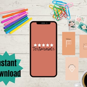 Instagram Highlights | Maklermarketing | Social Media | Instagram Vorlage | Makler Branding | Canva Template