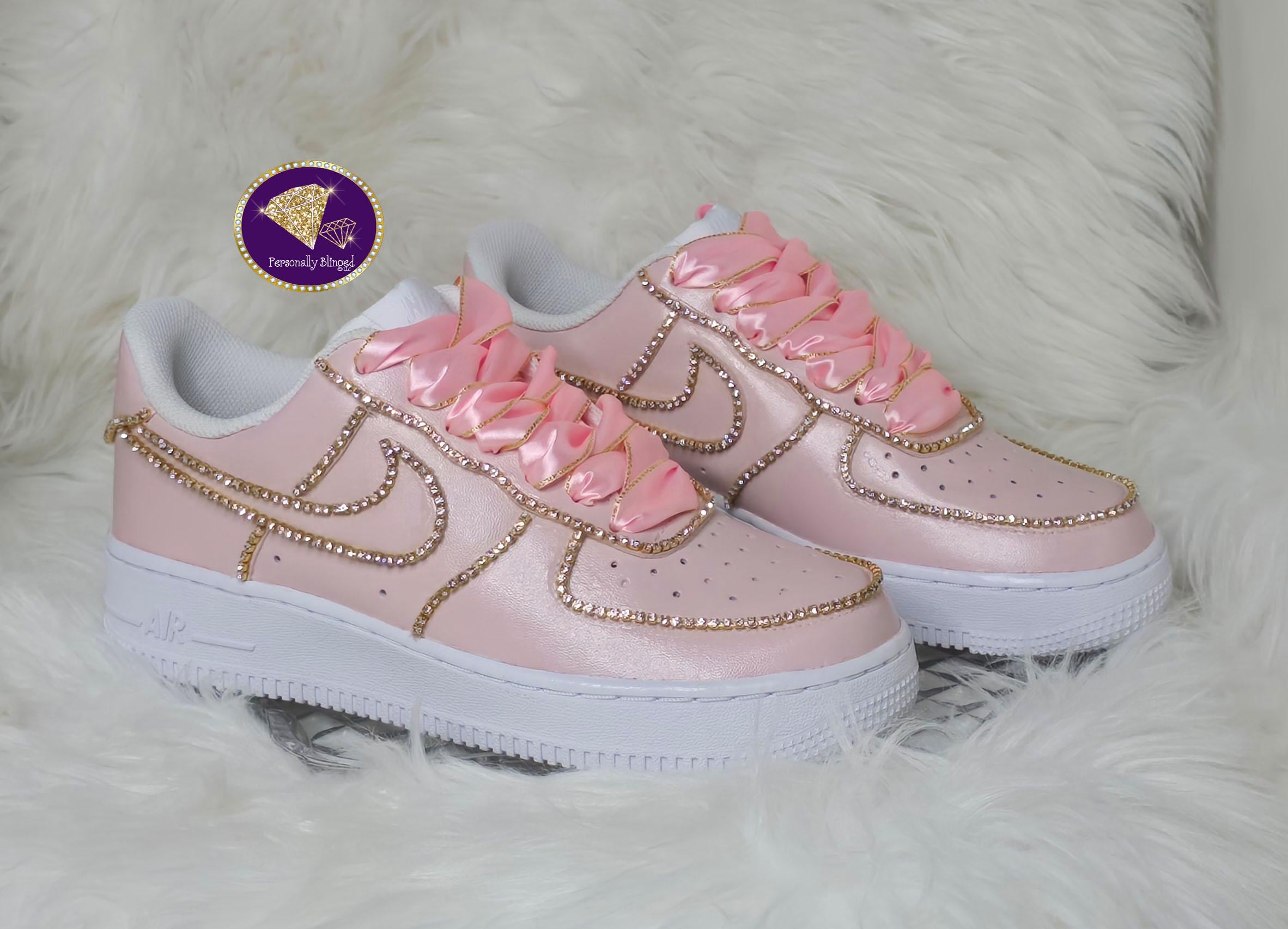 Rose Gold Air Force Ones