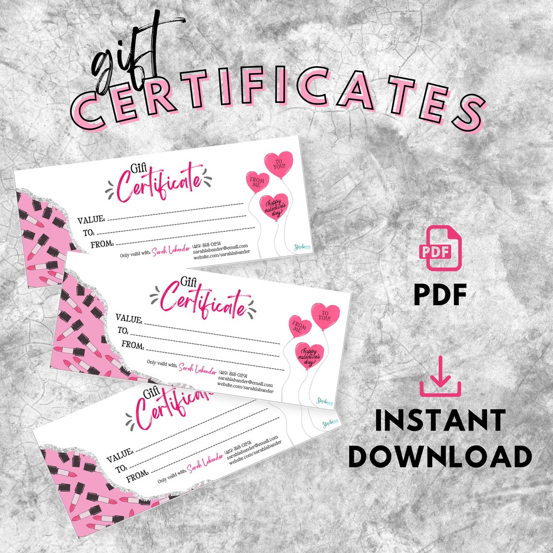 Mary Kay Valentine's Gift Certificates Business Building Party Game ...
