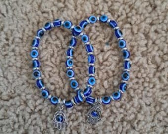 Blue Evil Eye Bracelets