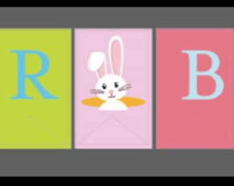 Estandarte del conejito de Pascua