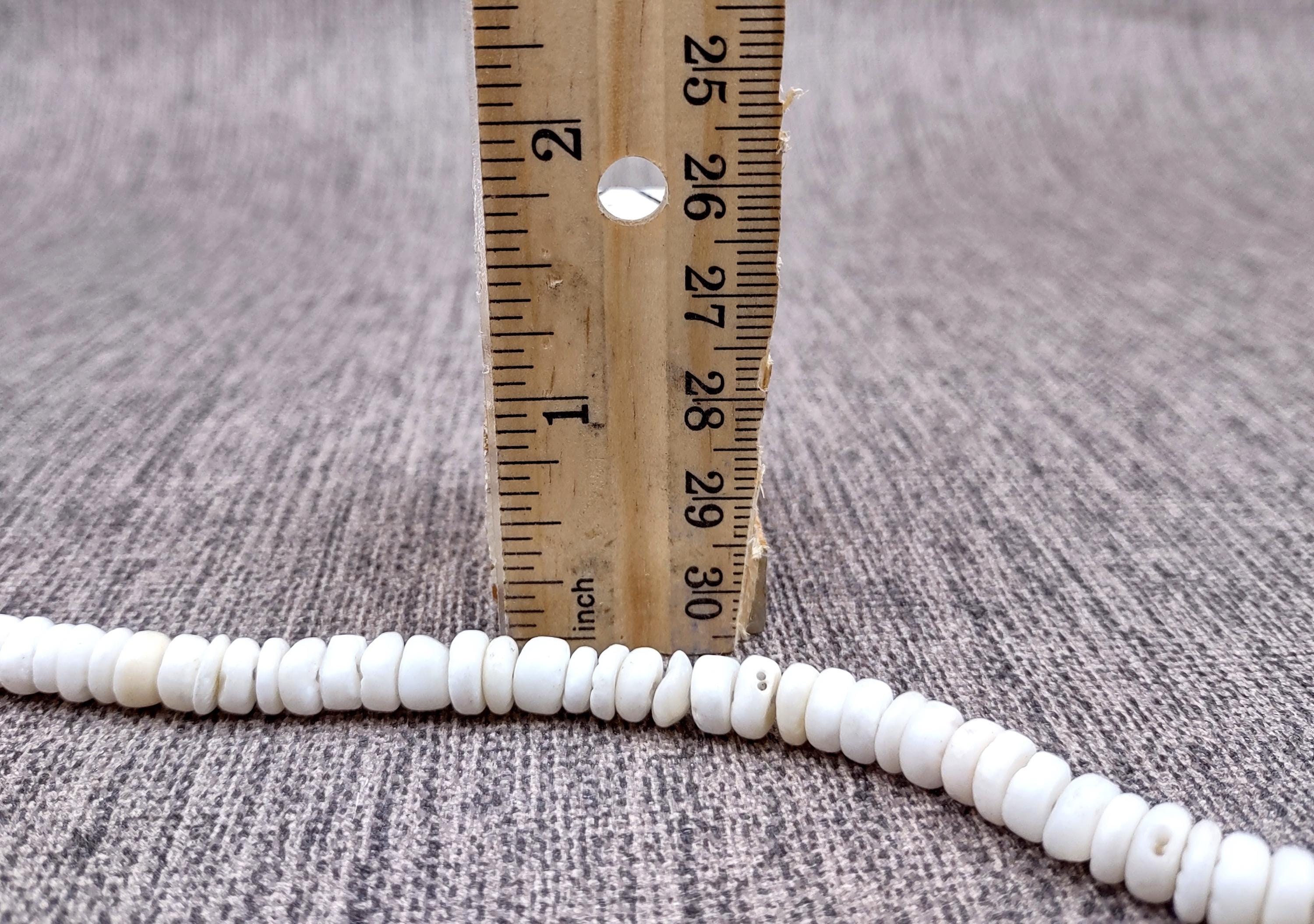 White Puka Style Seashells Drilled Strand (1 Strand Approx. 16 Inches X ...
