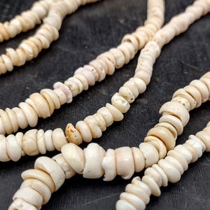 White Puka Seashells Strand (1 Strand Approx. 16 Inches X 4-5+ Mm ...