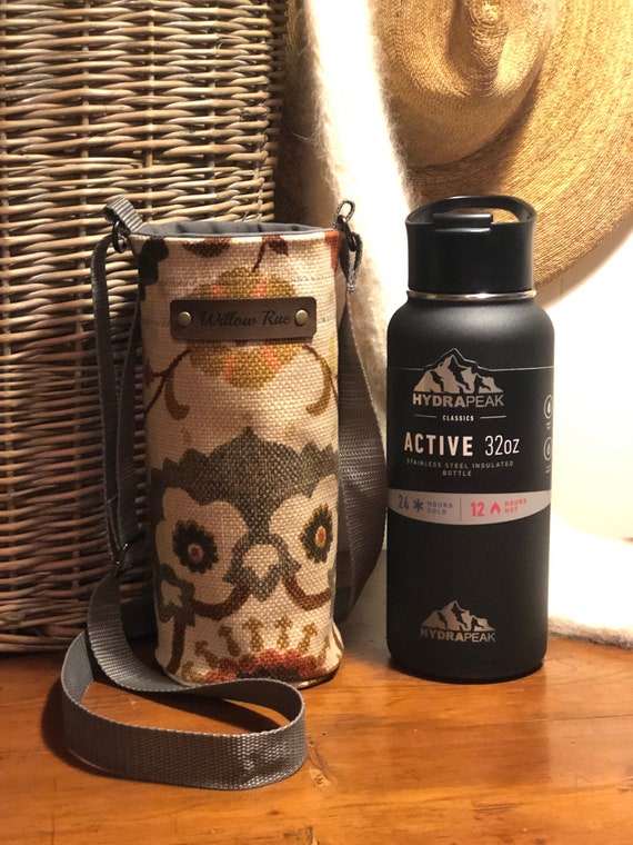 Tree House Fabric Water Bottle Holder Water Bottle Sling Bag