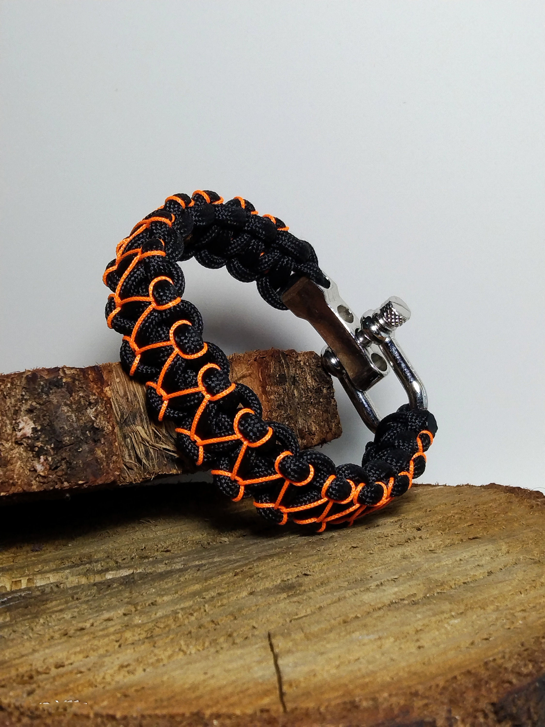 Thin Line Fishtail Woven Paracord Survival Bracelet Tactical Stitched Fishtail Micro Cord