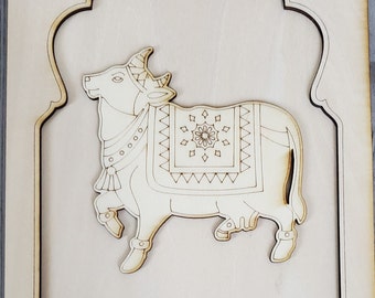 Jharokha with Pichwai Cow cutout