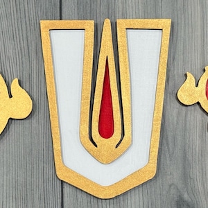 Sankhu Chakra Namam Ausschnitt, Einweihungsparty Dekor, Pooja Dekor, Gruhapravesham Dekor, Hintergrund Dekor, Pooja Hintergrund, Shanku Chakra Namam aus Holz