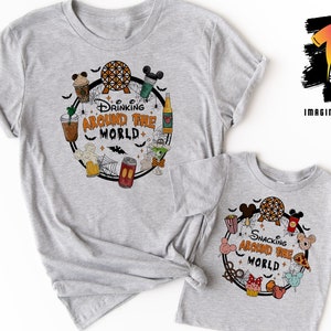 Disney Halloween Shirts, Matching Disney Halloween Shirts, Disney Drinks, Disney Snacks, Disney Halloween Snacks and Drinks WD19