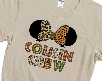 Animal Kingdom Cousin Crew Shirts, Cute Animal Kingdom Shirts, Disney Safari Shirt, Disney Matching Shirts for kids and adults WD41