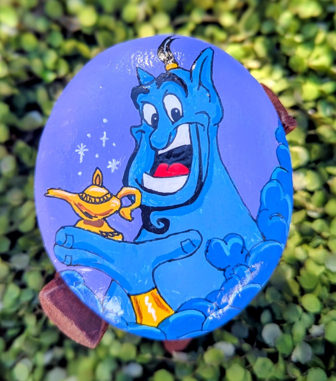Genie Painted River Rock - Etsy