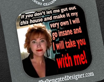 Beetlejuice Delia Deetz Magnet: Iconic Catherine O'Hara Quote