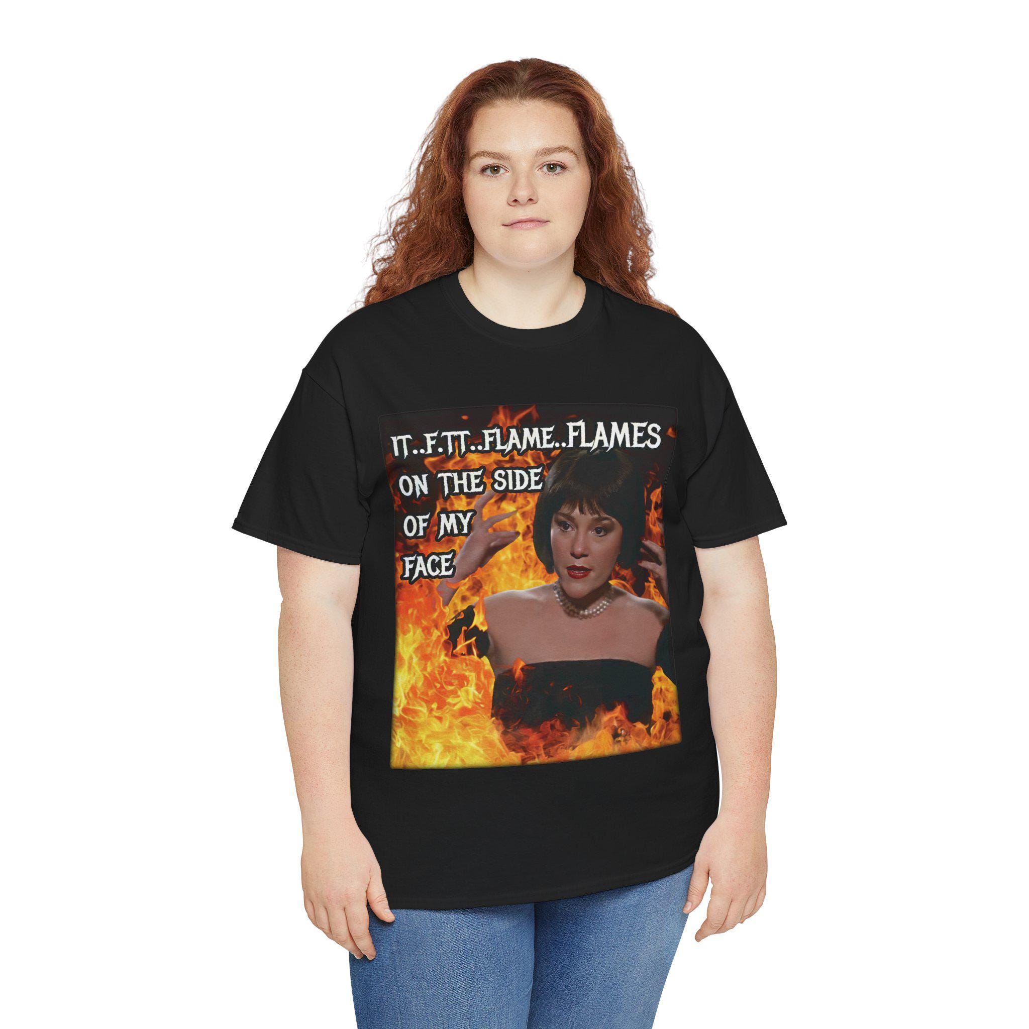 Clue Inspired Tee Shirt, Madeline Kahn Mrs White Unisex Cotton Tee, Movie Lover Gift, Board Game Fan Apparel, Murder Mystery Shirt - Thumbnail 4