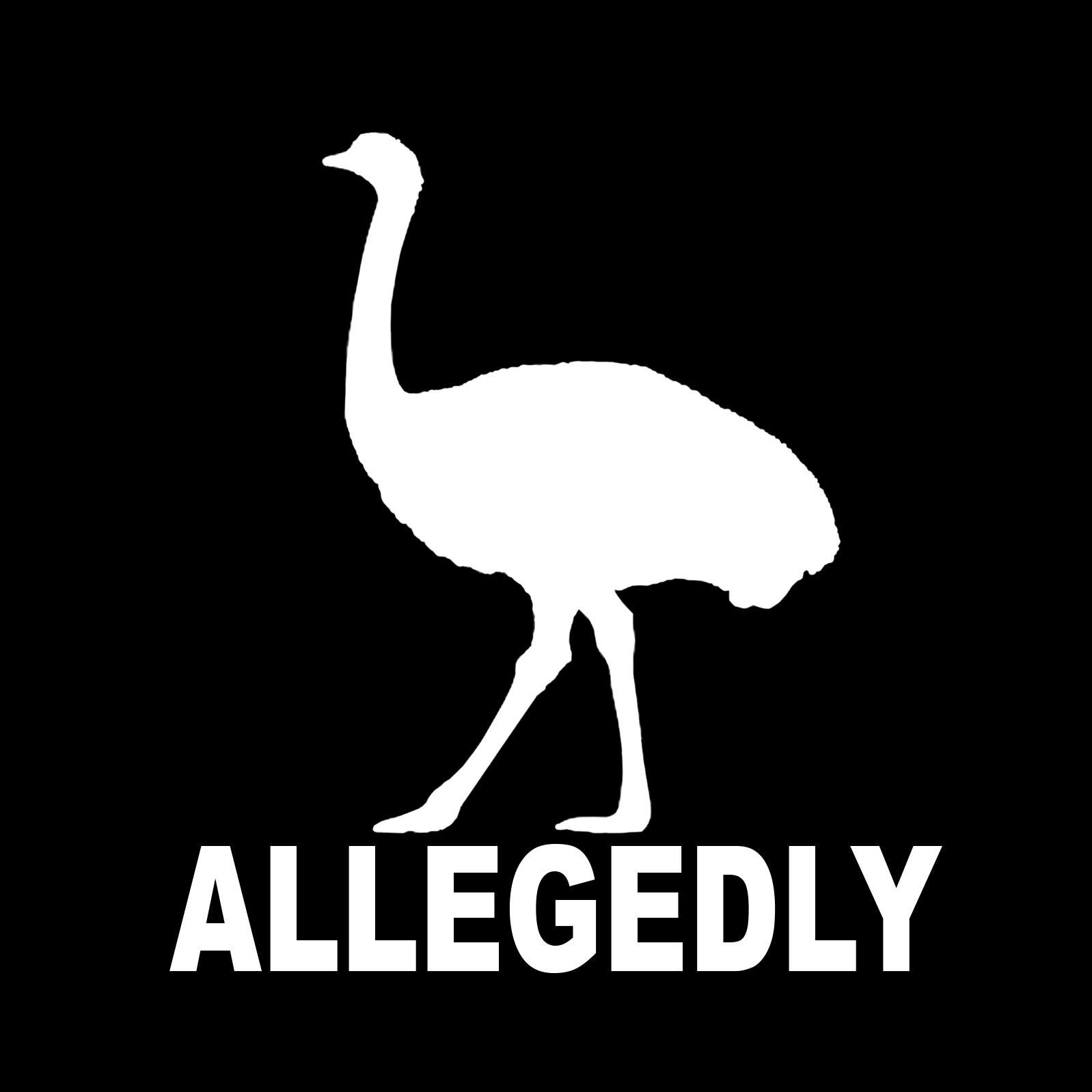 Letterkenny Inspired Ostrich Magnet - "Allegedly" - Thumbnail 4