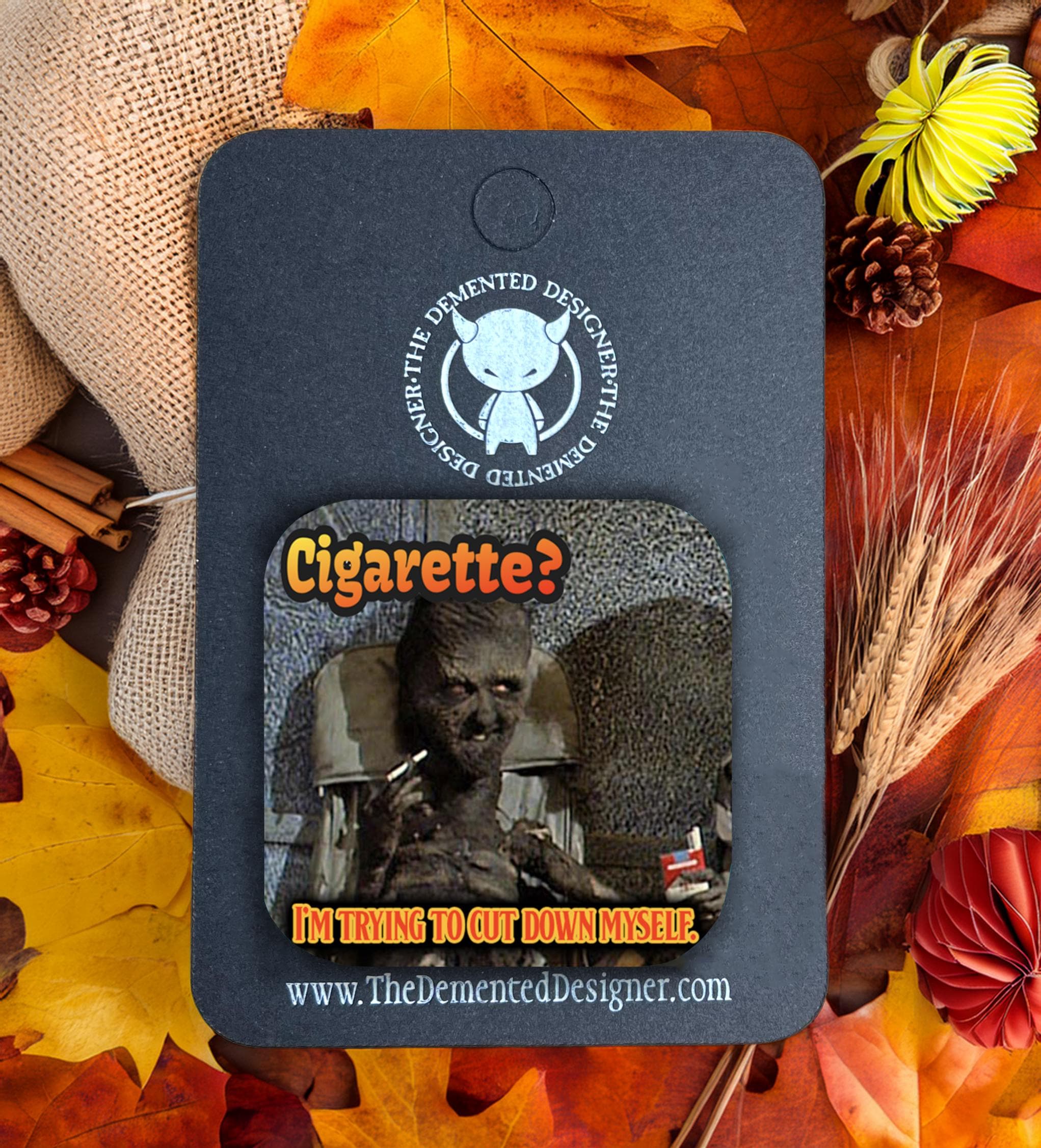 cigarette man beetlejuice Beetlejuice Magnet – Smoking Man Waiting Room Scene