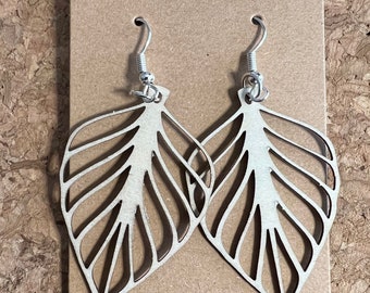 Birch Leaf Earrings - Free Shipping